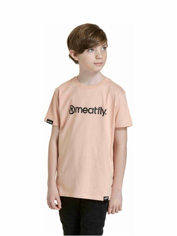 Meatfly Meatfly Kinder T-Shirt Bart Rosa | Rosa