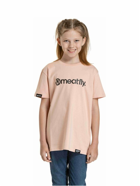 Meatfly Meatfly Kinder T-Shirt Bart Rosa | Rosa