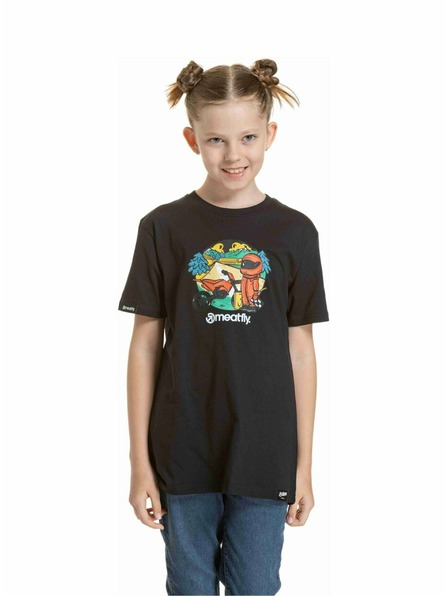 Meatfly Meatfly Kinder T-Shirt Moto Schwarz | Schwarz