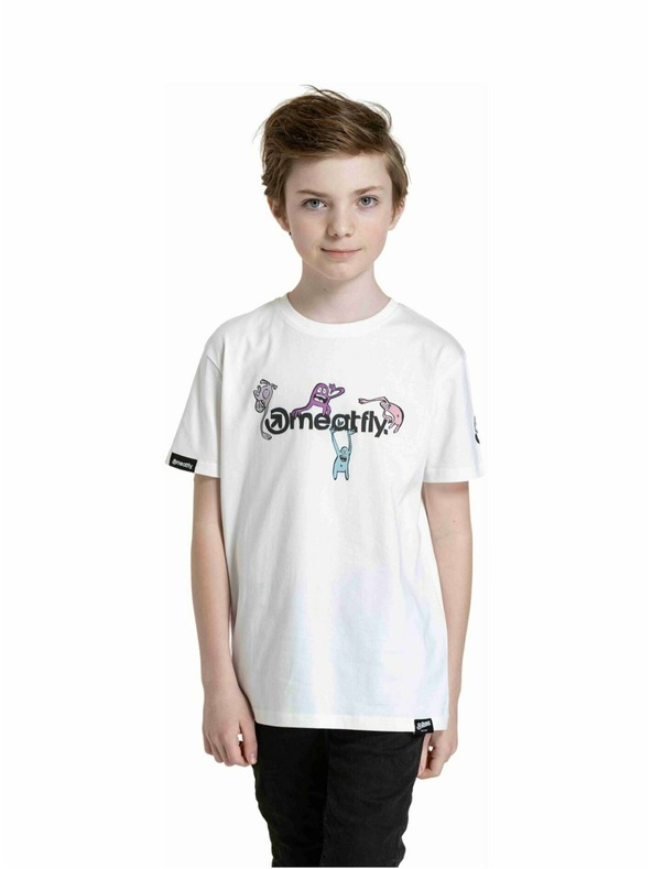 Meatfly Meatfly Kinder T-Shirt Animals Weiß | Weiß