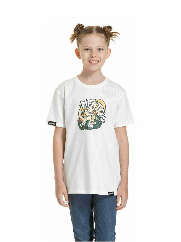 Meatfly Meatfly Kinder T-Shirt Dino Weiß