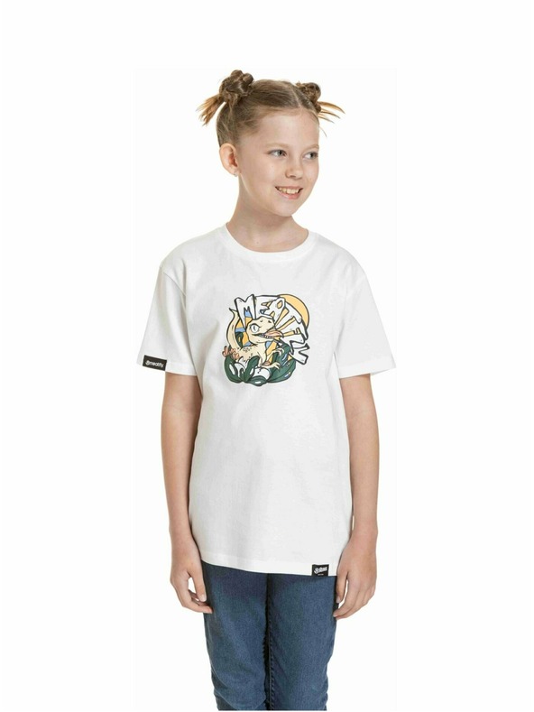 Meatfly Meatfly Kinder T-Shirt Dino Weiß