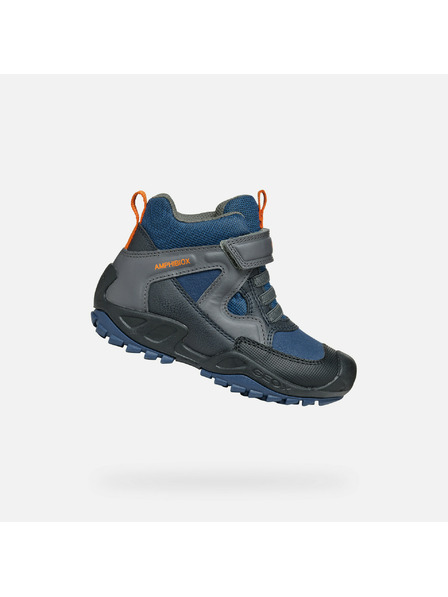 Geox Blaue Jungen-Knöchelschuhe Geox Nesavage A