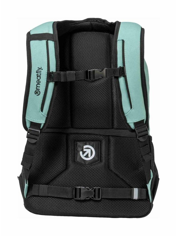 Meatfly Meatfly Rucksack Exile Sea Green 24 L + Mäppchen | Volumen 24 L