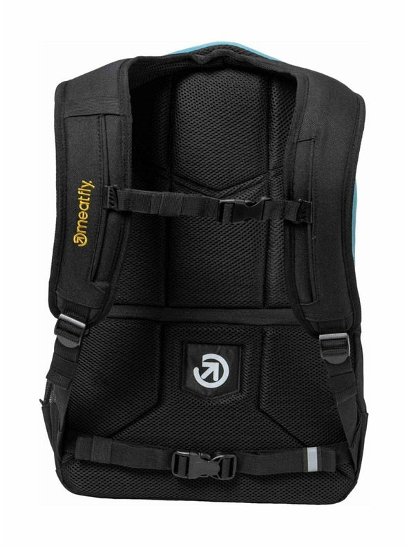 Meatfly Meatfly Rucksack Exile Himmelblau / Gelb 24 L + Mäppchen | Volumen 24 L