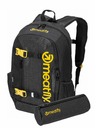 Meatfly Meatfly Rucksack Basejumper Schwarz / Anthrazit Meliert 22 L + MÄPPCHEN GRATIS | Schwarz | Volumen 22 L