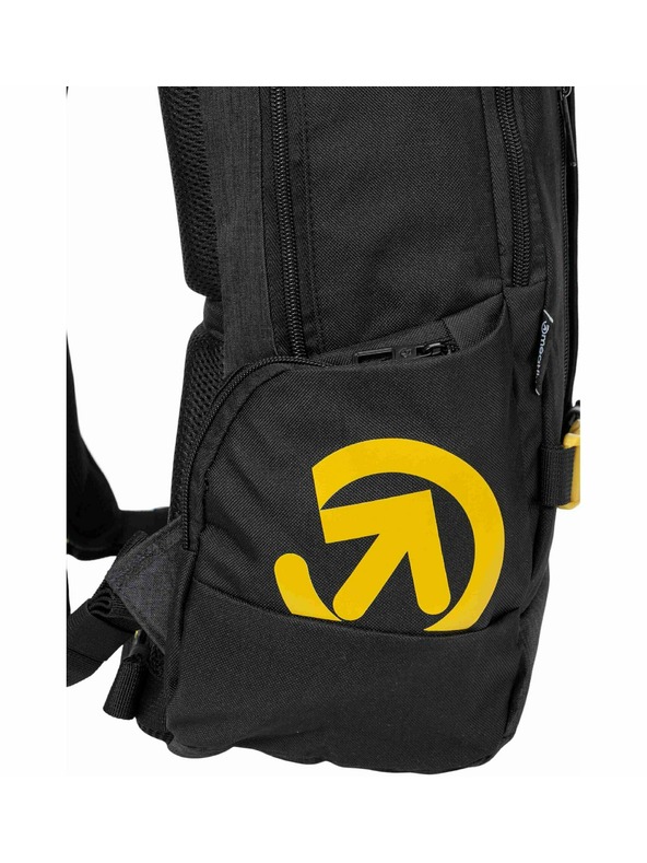 Meatfly Meatfly Rucksack Basejumper Schwarz / Anthrazit Meliert 22 L + MÄPPCHEN GRATIS | Schwarz | Volumen 22 L