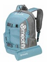 Meatfly Meatfly Rucksack Basejumper Grau Meliert / Aqua 22 L + Mäppchen | Grau | Volumen 22 L
