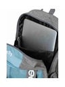 Meatfly Meatfly Rucksack Basejumper Grau Meliert / Aqua 22 L + Mäppchen | Grau | Volumen 22 L