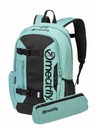 Meatfly Meatfly Rucksack Basejumper Sea Green 22 L + Mäppchen | Volumen 22 L