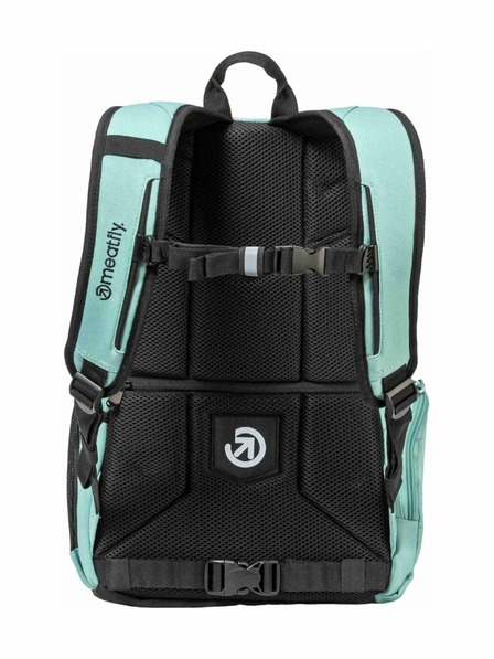 Meatfly Meatfly Rucksack Basejumper Sea Green 22 L + Mäppchen | Volumen 22 L
