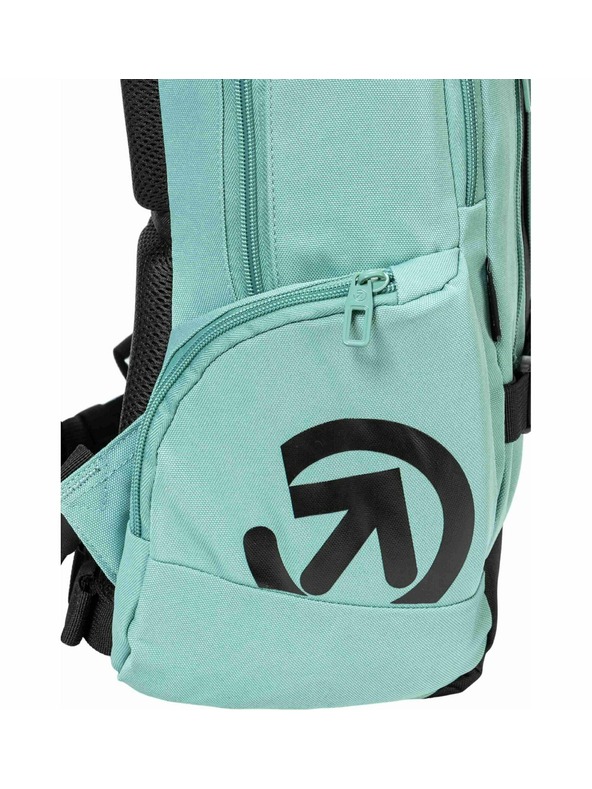 Meatfly Meatfly Rucksack Basejumper Sea Green 22 L + Mäppchen | Volumen 22 L