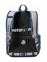 Meatfly Meatfly Rucksack Basejumper Blau / Grau Meliert 22 L + FEDERTASCHE | Grau | Volumen 22 L