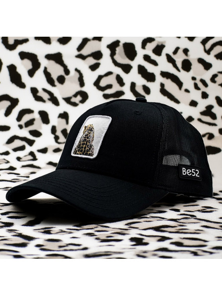 Be52 Be52 Leopard Cap Premium Schwarz
