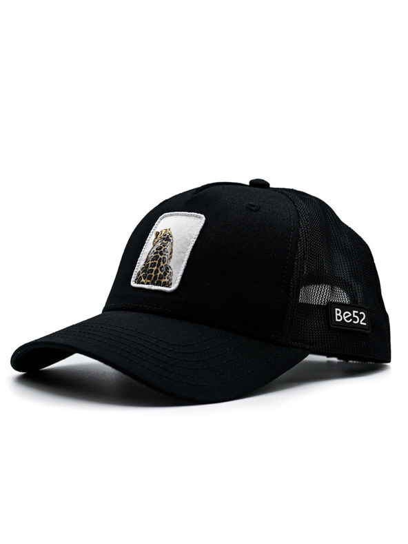 Be52 Be52 Leopard Cap Premium Schwarz