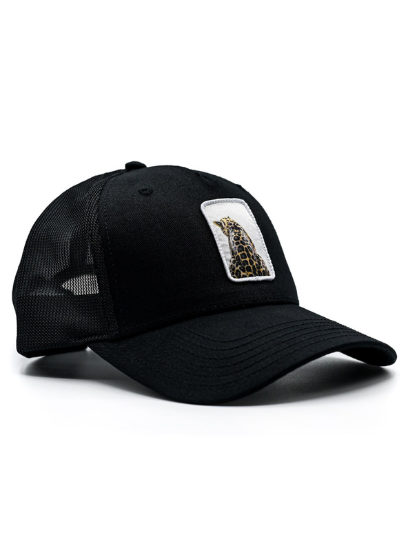 Be52 Be52 Leopard Cap Premium Schwarz