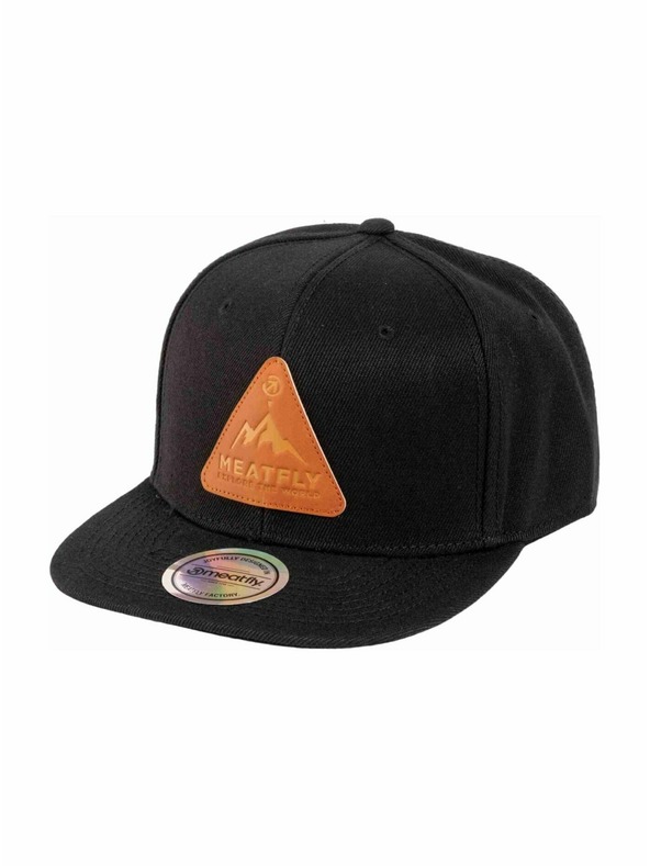 Meatfly Meatfly Cap Hornet Snapback Schwarz Peak | Schwarz |