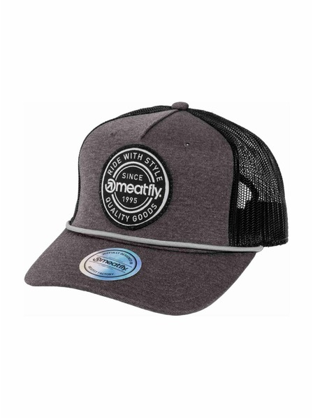 Meatfly Meatfly Cap Corey Trucker Grau Label | Schwarz |