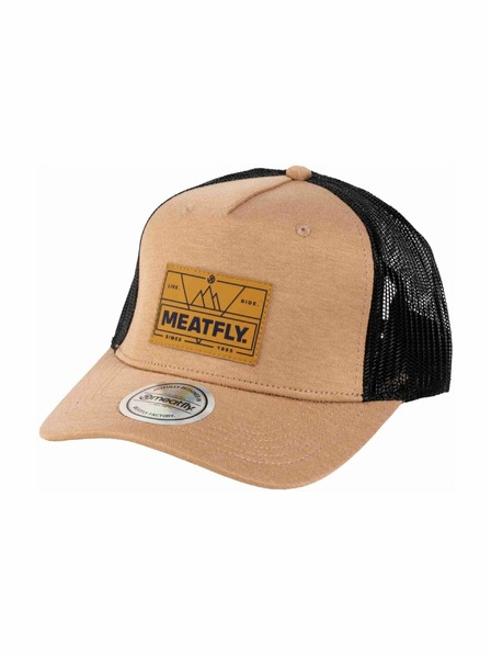 Meatfly Meatfly Cap Corey Trucker Beige Live | Schwarz |