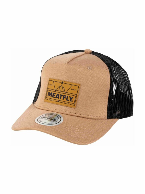 Meatfly Meatfly Cap Corey Trucker Beige Live | Schwarz |