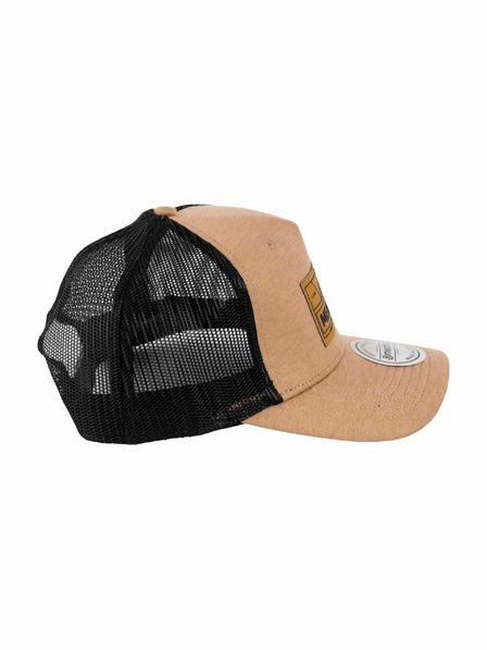 Meatfly Meatfly Cap Corey Trucker Beige Live | Schwarz |