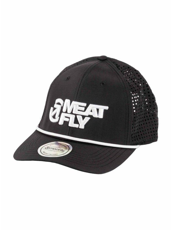Meatfly Meatfly Cap Nollie Perfor Cap Schwarz / Weiß Revital | Schwarz | Größe