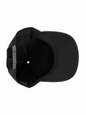 Meatfly Meatfly Kšiltovka Creeper 6 Panel Snapback Schwarz / Weiß Logo | Schwarz | Größe