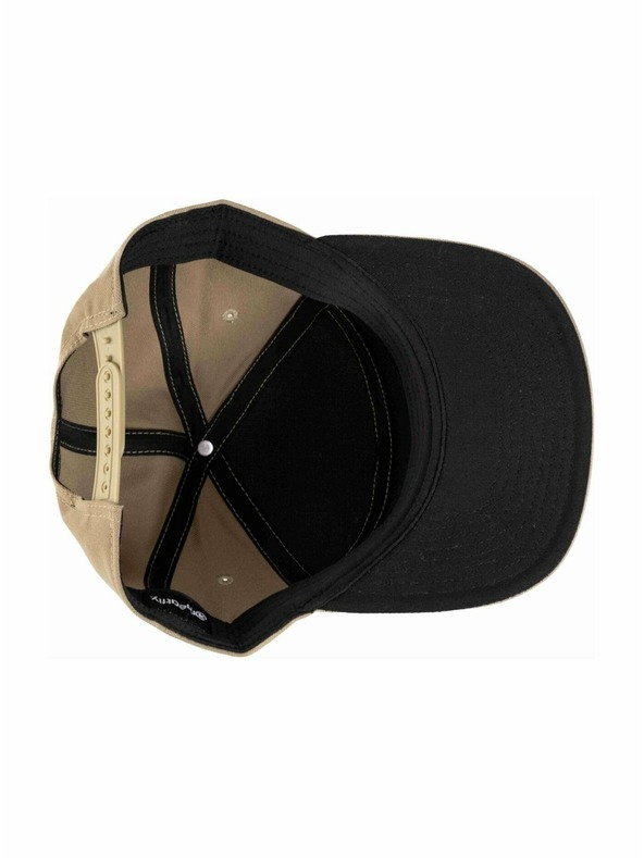 Meatfly Meatfly Kšiltovka Creeper 6 Panel Snapback Oliv / Schwarz Logo | Schwarz | Größe