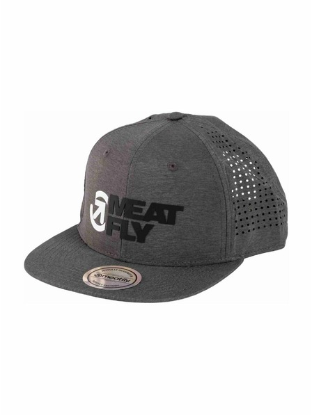 Meatfly Meatfly Kšiltovka Keery Perfor Snapback Grau / Schwarz Revital