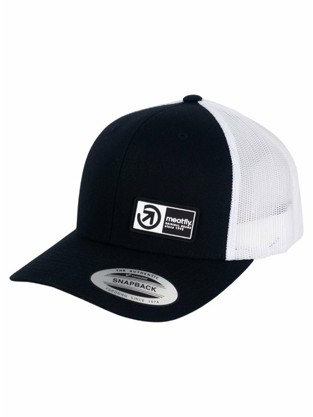 Meatfly Meatfly Kšiltovka MF View Trucker Brand Schwarz/Weiß
