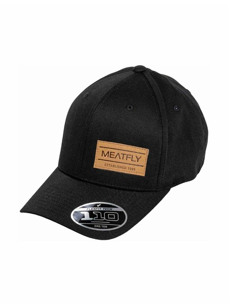 Meatfly Meatfly Kšiltovka Cougar MF Basic Patch / Schwarz | Schwarz | Größe