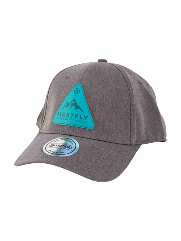 Meatfly Meatfly Kšiltovka Ethan Flexfit Grau Peak | Grau |