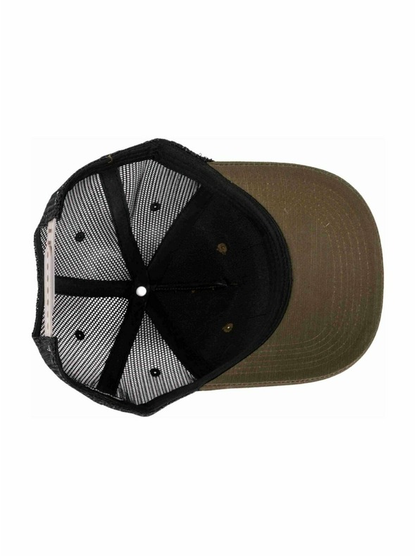 Meatfly Meatfly Kšiltovka Hawkye Trucker Armee Square | Schwarz |