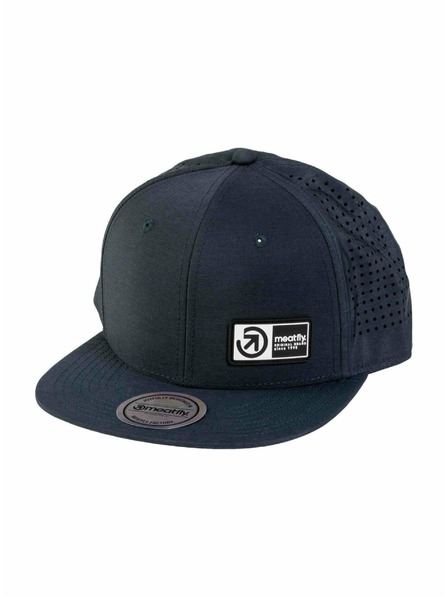 Meatfly Meatfly Kšiltovka Nylan Perfor Snapback Petrol Brand | Blau |