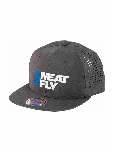 Meatfly Meatfly Kšiltovka Keery Perfor Snapback Grau / Weiß Revital | Grau | Größe