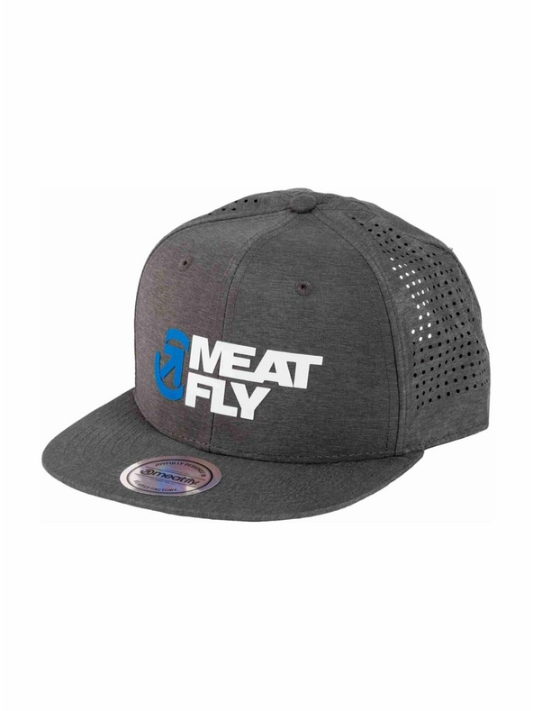 Meatfly Meatfly Kšiltovka Keery Perfor Snapback Grau / Weiß Revital | Grau | Größe
