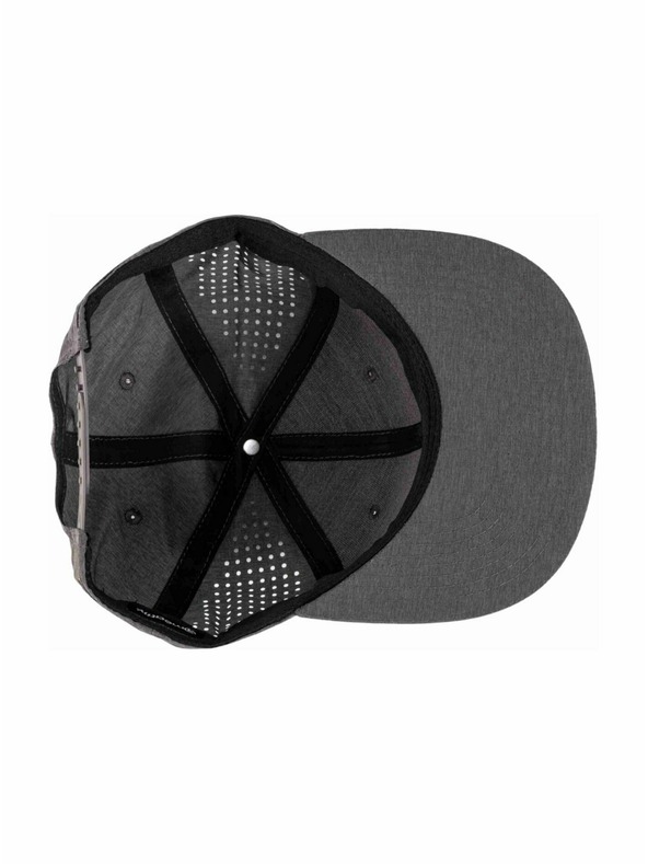 Meatfly Meatfly Kšiltovka Keery Perfor Snapback Grau / Weiß Revital | Grau | Größe