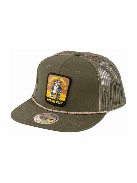 Meatfly Meatfly Kšiltovka Thunderbolt Trucker Oliv Tomcat | Grün |