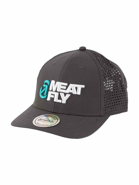 Meatfly Meatfly Kšiltovka Nollie Perfor Cap Grau / Weiß Revital | Grau | Größe