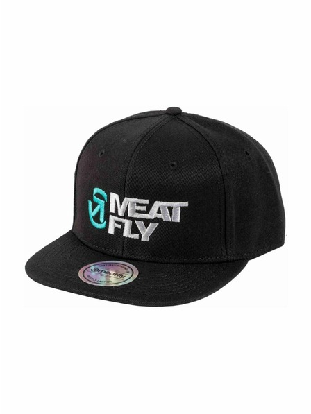 Meatfly Meatfly Kšiltovka Ness Snapback Schwarz / Grau Revital | Schwarz | Größe