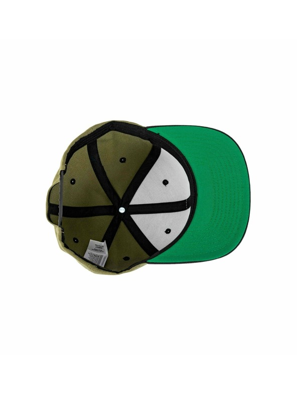 Meatfly Meatfly Kšiltovka Flanker Snapback Rot Mountain/Oliv/Schwarz