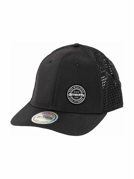 Meatfly Meatfly Kšiltovka Ollie Perfor Cap Schwarz Round | Schwarz |