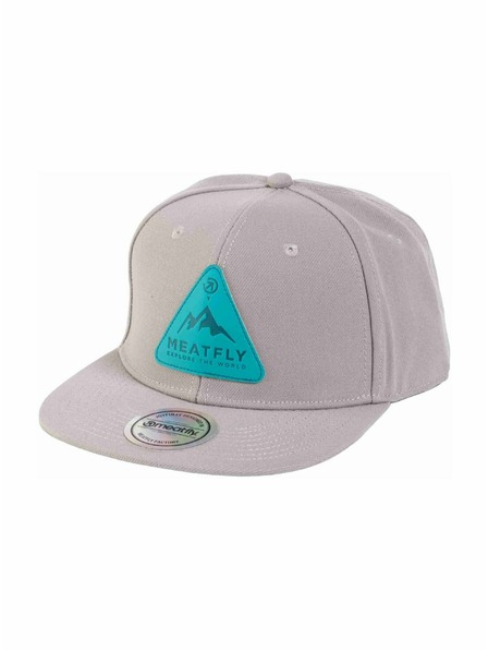 Meatfly Meatfly Kšiltovka Hornet Snapback Grau Peak | Grau |