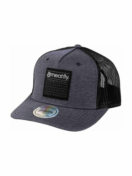 Meatfly Meatfly Kappe Corey Trucker Navy Blue Square | Grau |