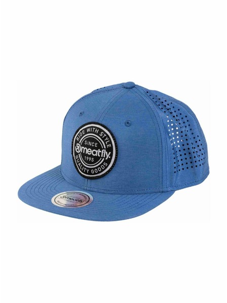 Meatfly Meatfly Kappe Nylan Perfor Snapback Blue Label | Schwarz |