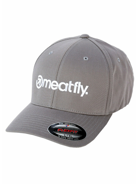 Meatfly Meatfly Brand Flexfit Grau