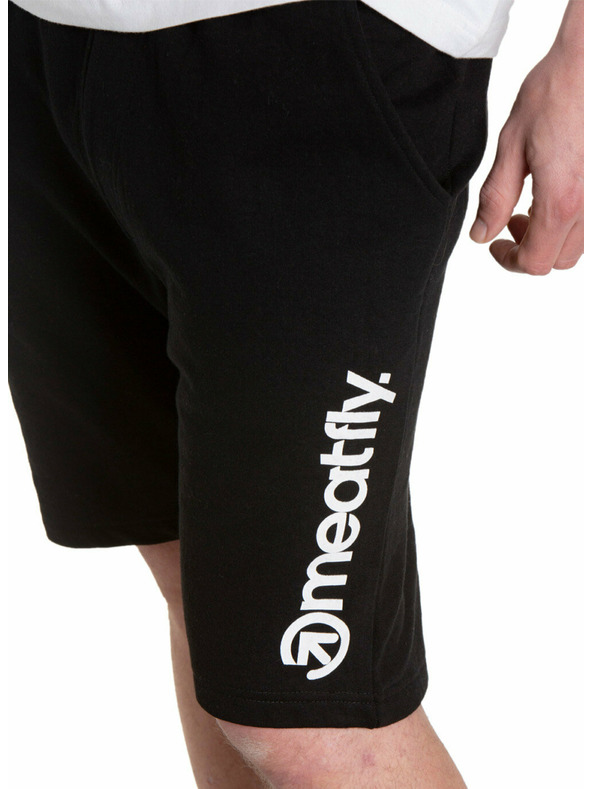 Meatfly Meatfly Herren Sweatshorts Cushy Black