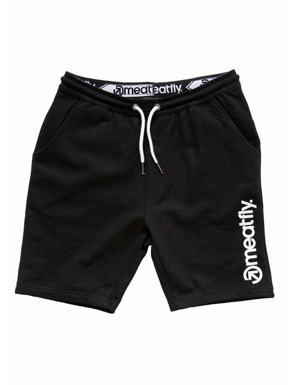 Meatfly Meatfly Herren Sweatshorts Cushy Black