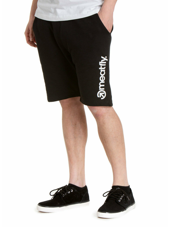 Meatfly Meatfly Herren Sweatshorts Cushy Black
