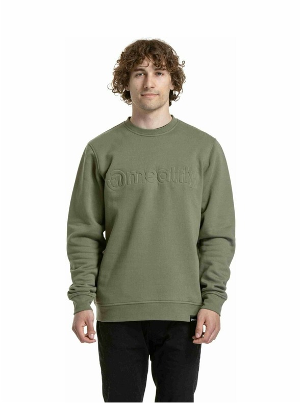 Meatfly Meatfly Herren Sweatshirt Luke Olive | Grün |